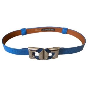 Vintage Adjustable Reptile Skin Alexis Kirk Belt